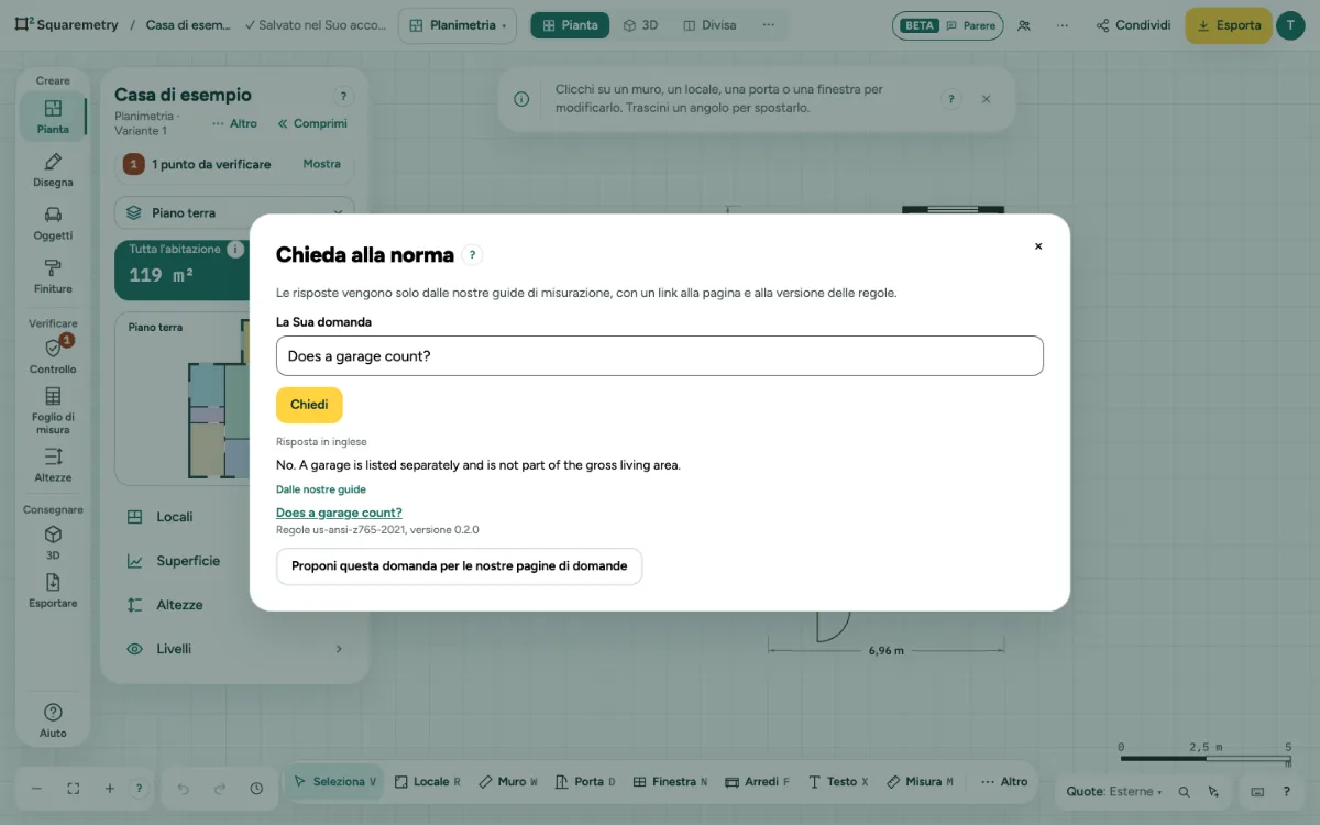 Chieda alla norma che risponde a Il box conta?, con la fonte dalle nostre guide.