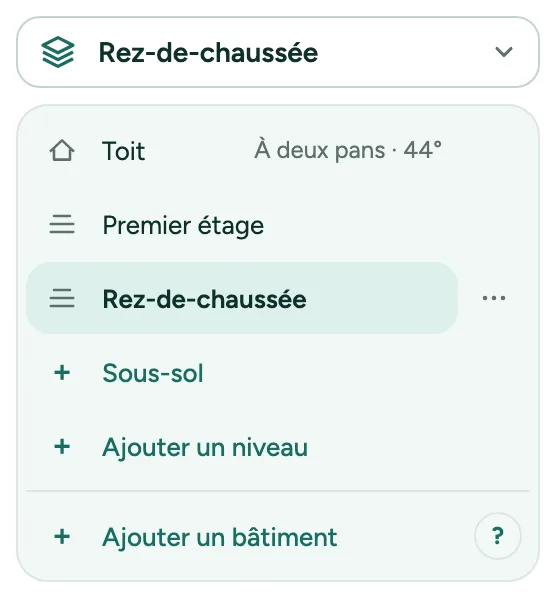 Bâtiment et niveau