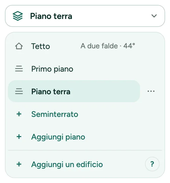 Edificio e piano