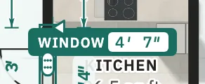 Door or window label